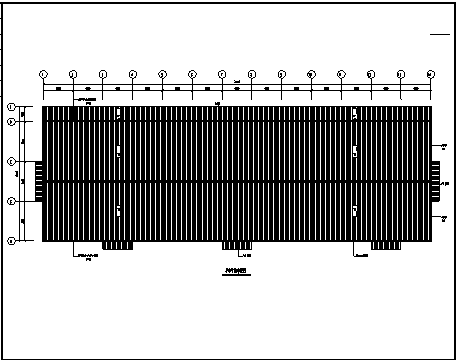 某市单层钢结构炼油厂房施工cad图(含两个方案设计)-图一