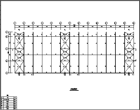 某市单层钢结构炼油厂房施工cad图(含两个方案设计)-图二