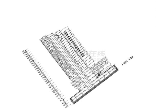 国际市长大厦设计方案cad图纸（法国欧博建筑与城市规划设计公司）-图二