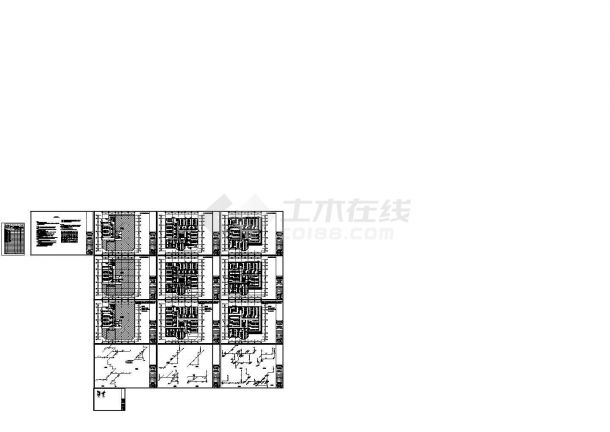 某市中小型公园给排水设计施工图-图一