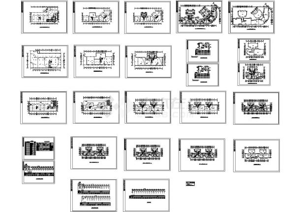 某高层电气初步设计全图 cad版-图一