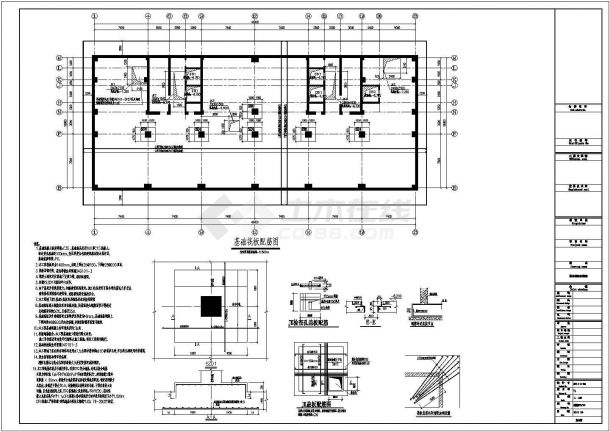 框剪结构住宅结构施工图（18层筏板基础）CAD版-图一