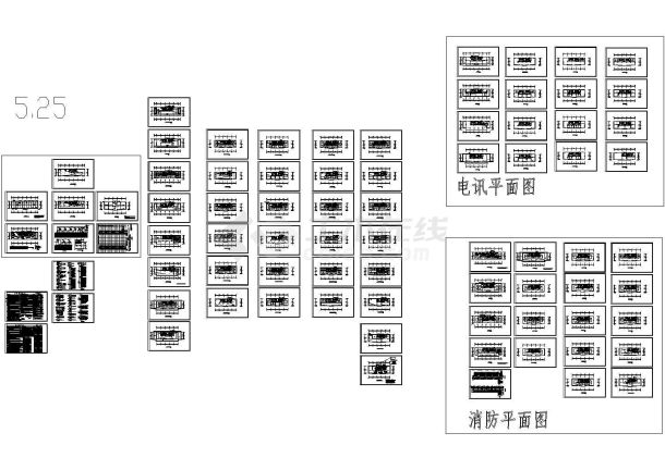 记者公寓 B座电气施工图-图一