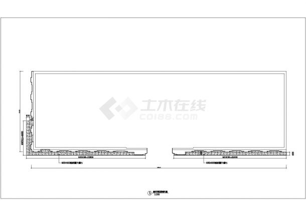某武汉赛江南沿江店外立面CAD构造全套设计图纸-图一