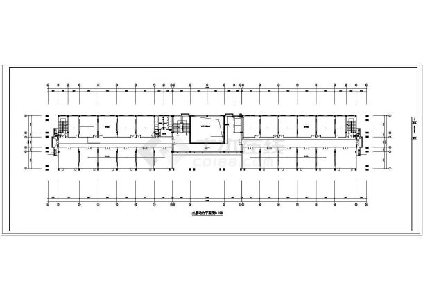 办公楼设计_浙江某8411平方米五层办公楼电气设计cad施工图纸（三类建筑）-图二