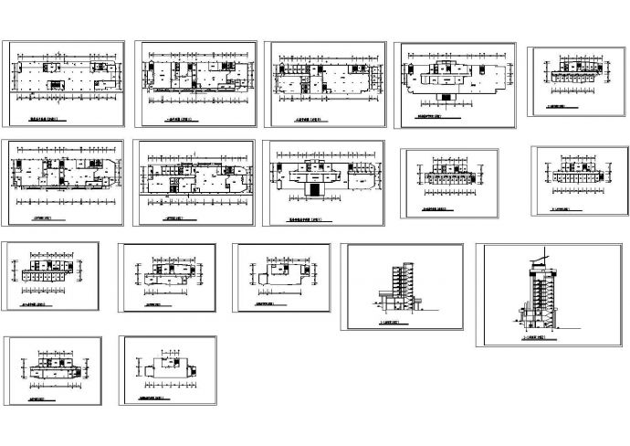 某地九层客运站建筑设计方案图_图1