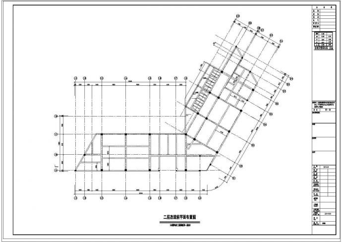 [深圳]三层框架结构老年活动中心改造加固结构cad图纸_图1