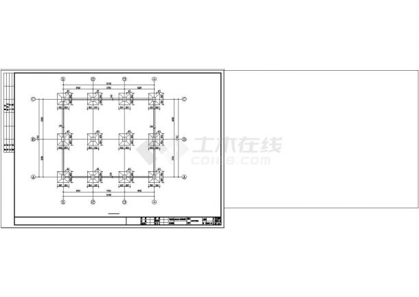 14米x12米二层钢结构别墅设计cad施工图-图一