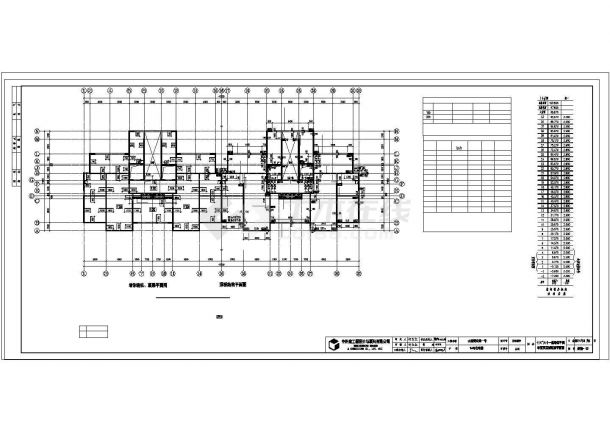 地下2层地上33层钢混剪力墙住宅楼结构设计CAD施工图-图二