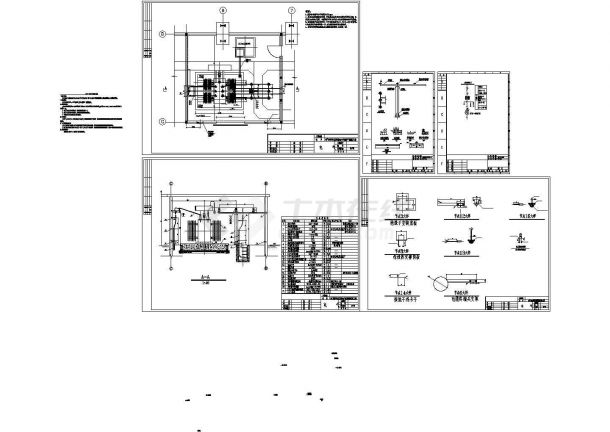 [安装图]变压器室电气安装图cad施工图设计-图一