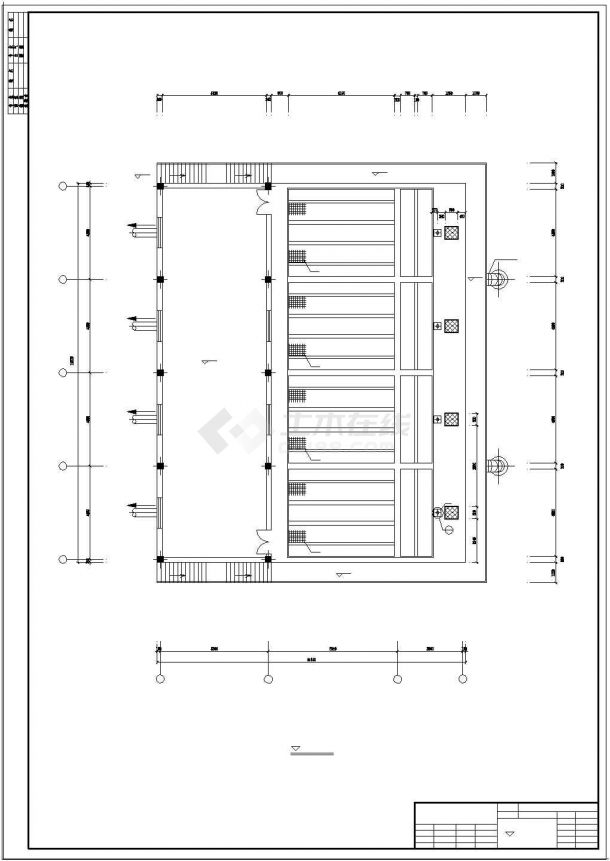 四万吨污水厂中水回用工艺图纸（CAD图纸）-图一