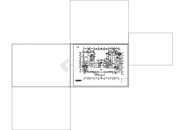 某1004平方米一层医院装饰工程设计施工图-图一