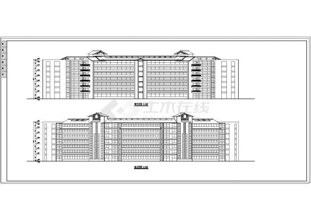 某11252平方米七层三甲医院二期病房楼初步设计图纸-图二