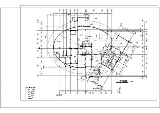 成都市金牛区天福路某社区18层住宅楼全套平面设计CAD设计图-图二