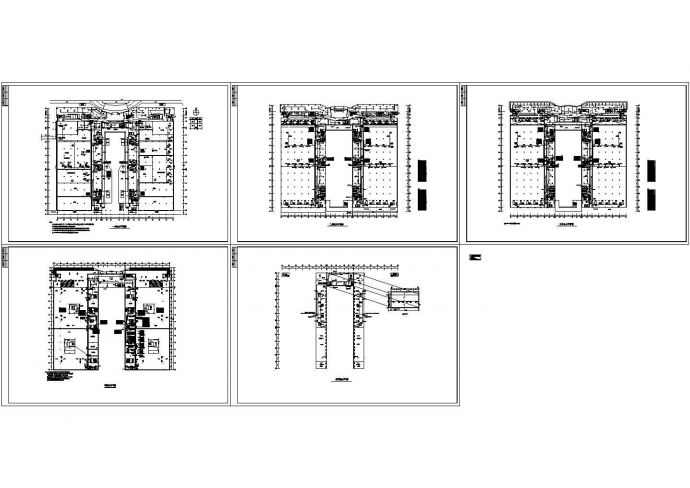 厂房设计_四层厂房电气施工cad图(含动力平面图)_图1