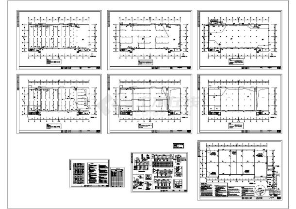 厂房设计_某二层厂房车间电气施工cad图(含照明设计)-图二