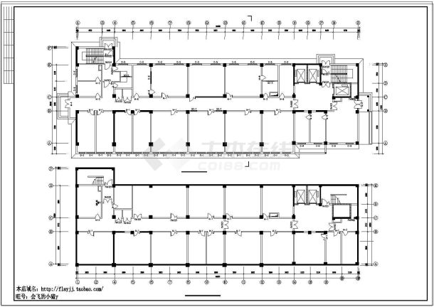 综合：长55.2米 宽20.9米 -1+11层外科医院建筑设计CAD施工图-图二