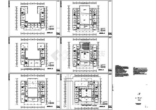 某小区住宅建筑综合布线电气CAD全套图纸-图一