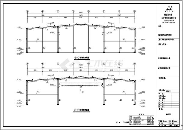 河南漯河某厂房工程CAD-图二