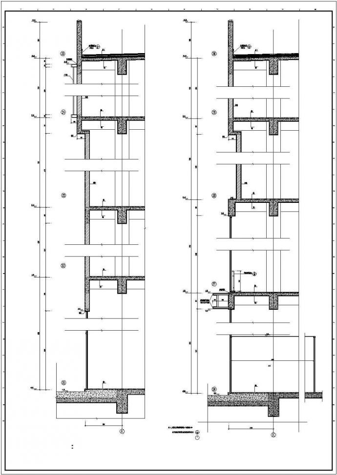 某5.3万平米4层知名现代风格商业购物中心建筑设计CAD图纸_图1