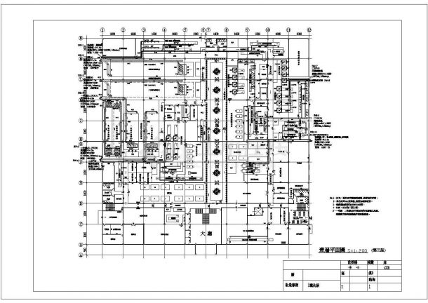 某线路板厂废气治理工程平面图cad-图二