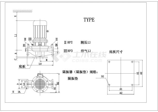 某地区水泵水处理制图模块CAD平面参详图-图二