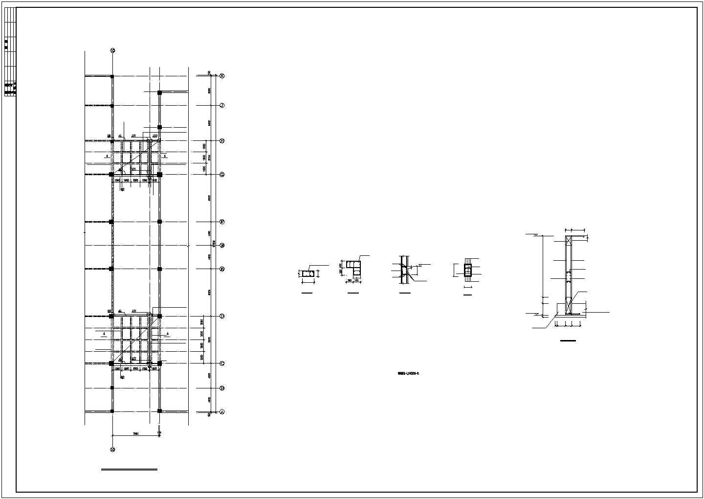 某框架商厦结构施工图