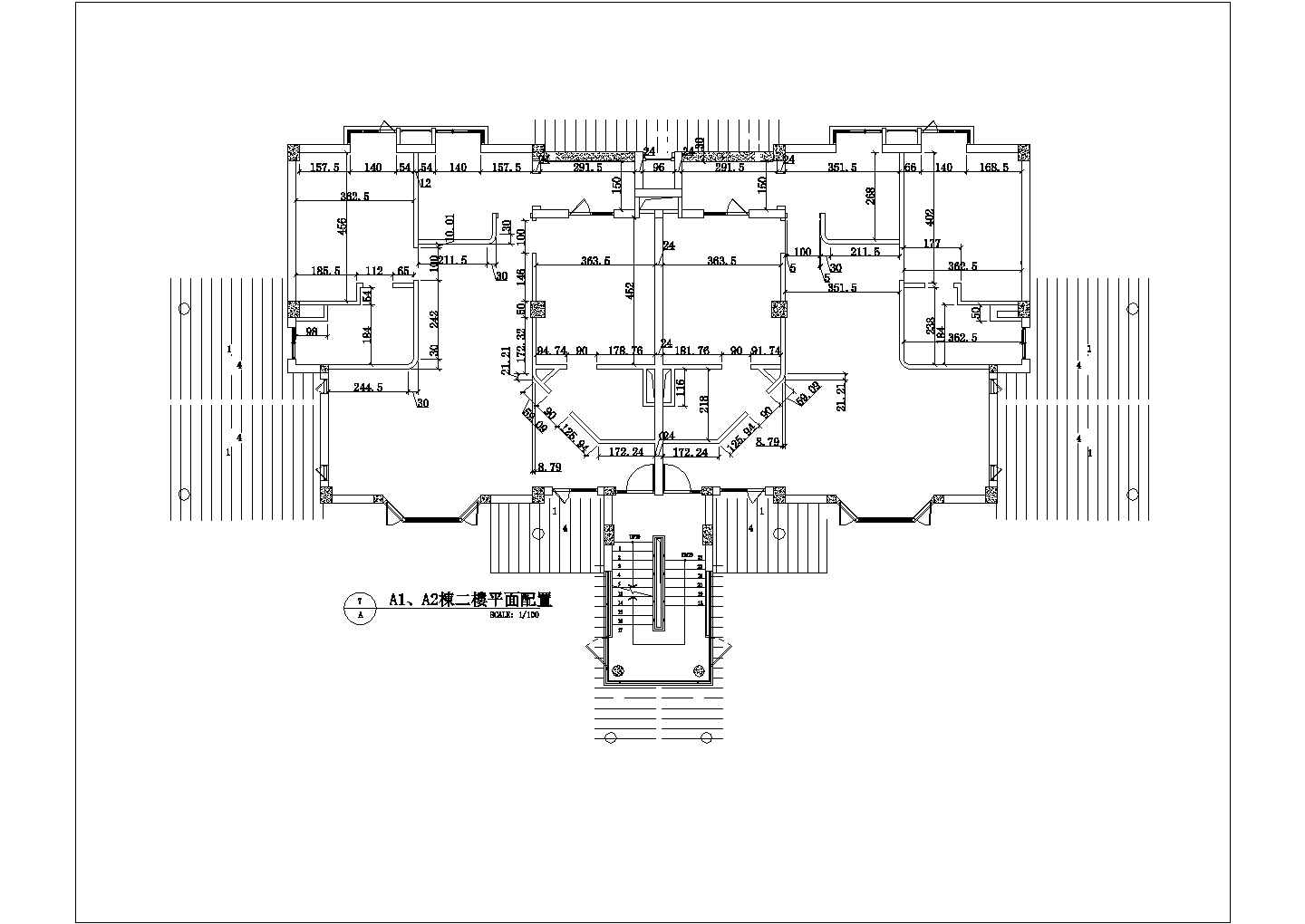 某地区经典高级装修多层别墅建筑方案设计施工CAD图纸