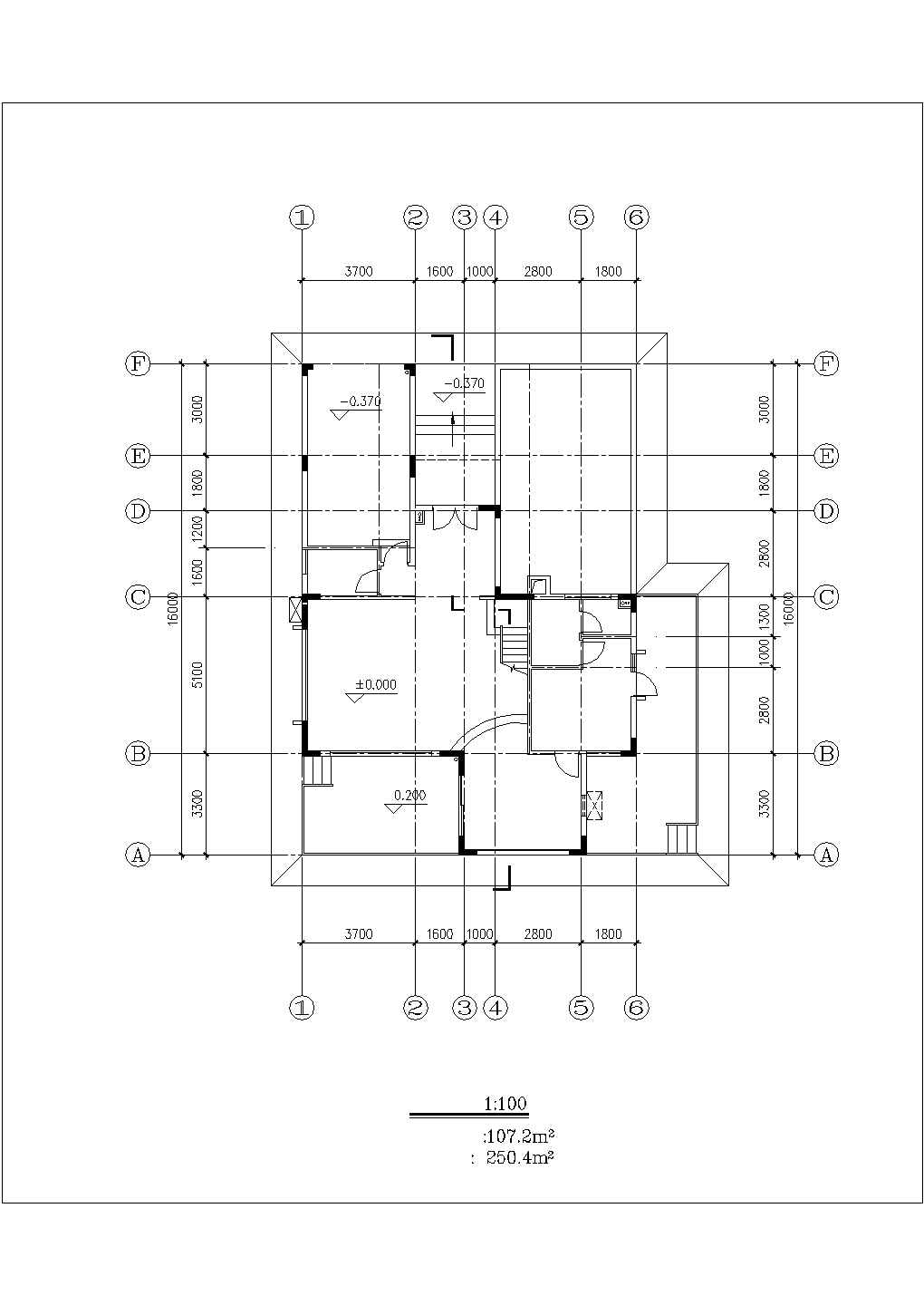 某地区经典高级装修独栋别墅建筑方案设计施工CAD图纸