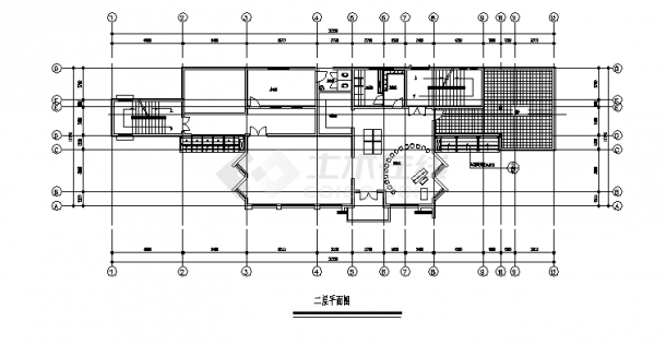 苏州二套幼儿园教学楼建筑设计施工cad图纸（含说明）-图二