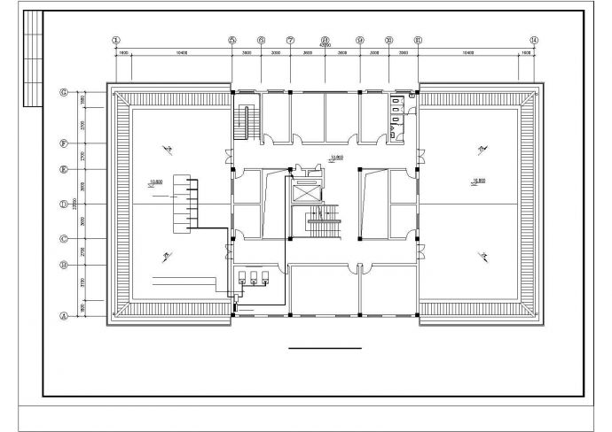 四层医院影像楼电气系统图_图1