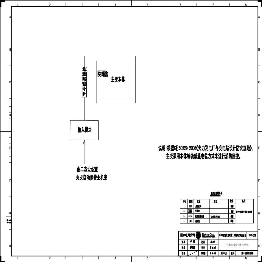 110-C-4-D0212-06(H) 主变压器感温电缆布置示意图（寒冷地区方案）.pdf-图一