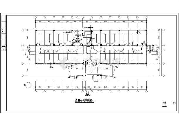 某五层综合楼电气设计CAD方案-图二