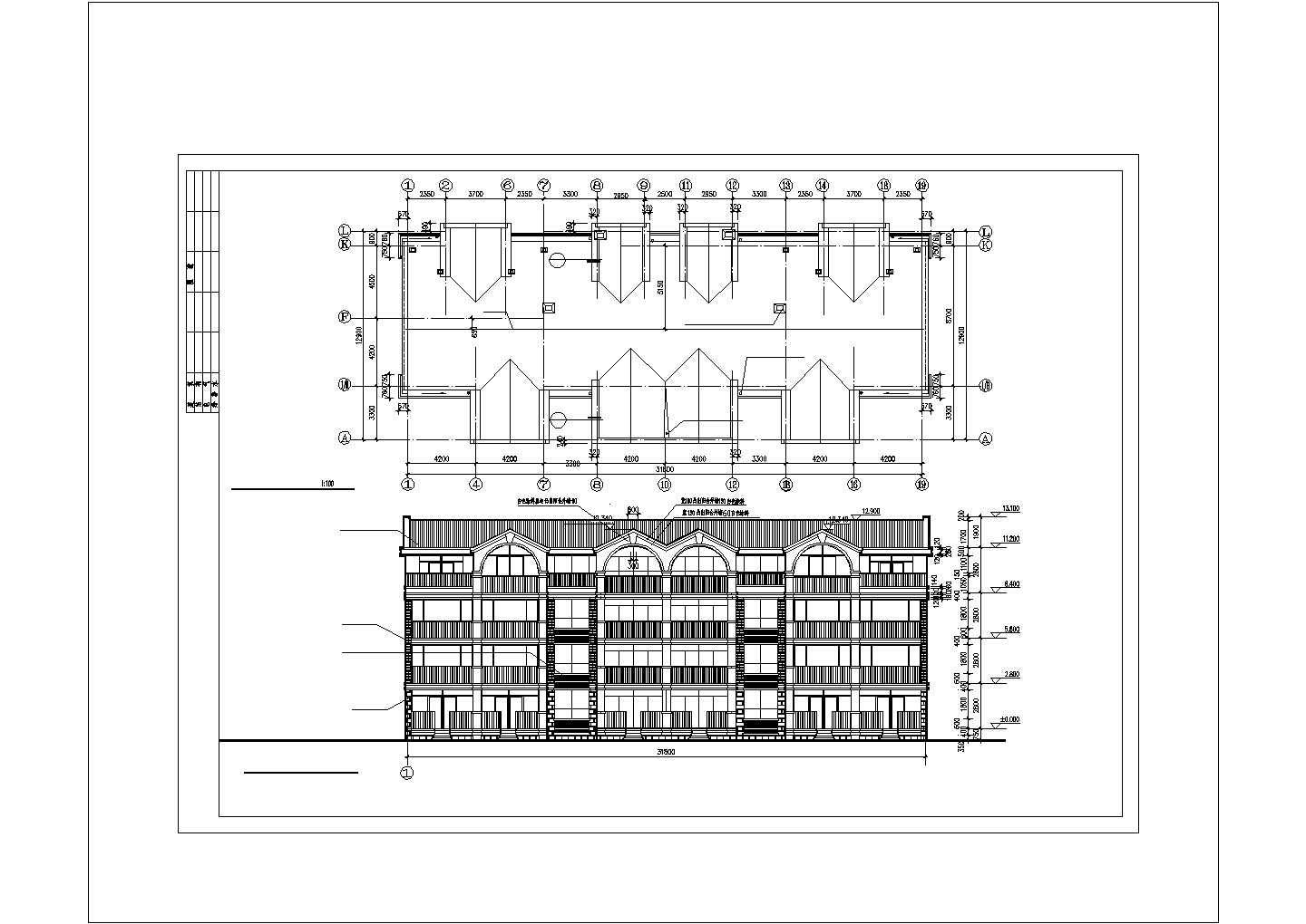 某商业楼盘经典独栋别墅建筑全套方案设计施工CAD图纸