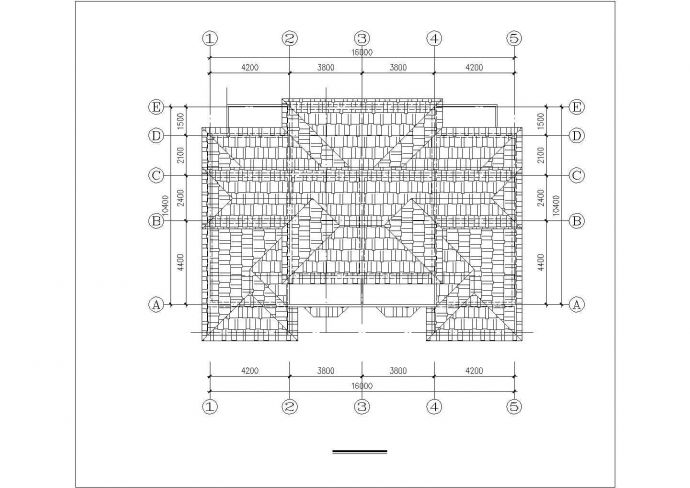 某小别墅建筑设计CAD施工图_图1
