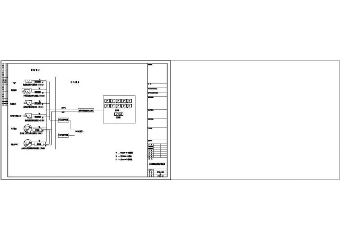 某小区安防系统设计cad施工图纸_图1