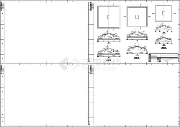 办公楼设计_[广州]地上三层框架结构办公楼改造加固结构设计cad图纸-图二