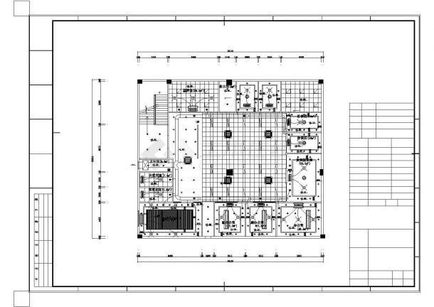 办公楼设计_[江西]商业办公楼多联机空调系统设计cad图纸-图二