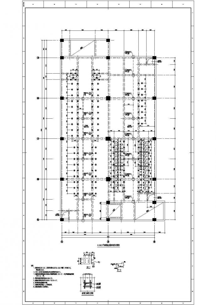 某框剪结构电控楼结构施工图CAD_图1