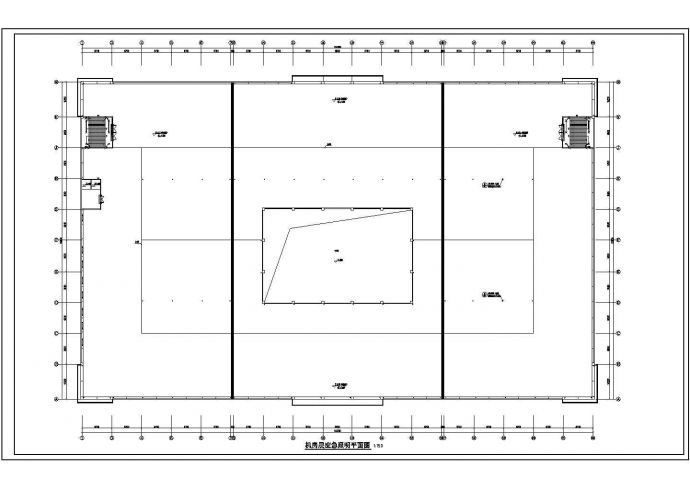 6.1万平米4层框架结构商业中心全套电气设计CAD图纸_图1