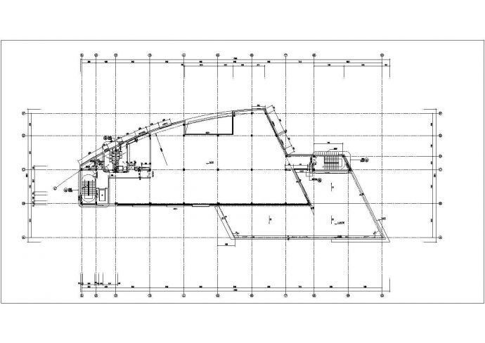5400平米4层框架结构商业综合楼全套建筑设计CAD图纸_图1
