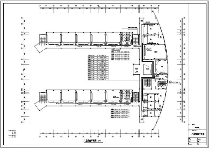 合肥某7736㎡四层框架结构教学楼电气设计cad施工图纸_图1