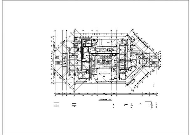 某医院手术室设计cad电施图纸-图一