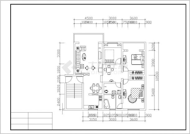 西安市江铃梨园小区小区经典热门户型设计CAD设计图（共22张）-图一