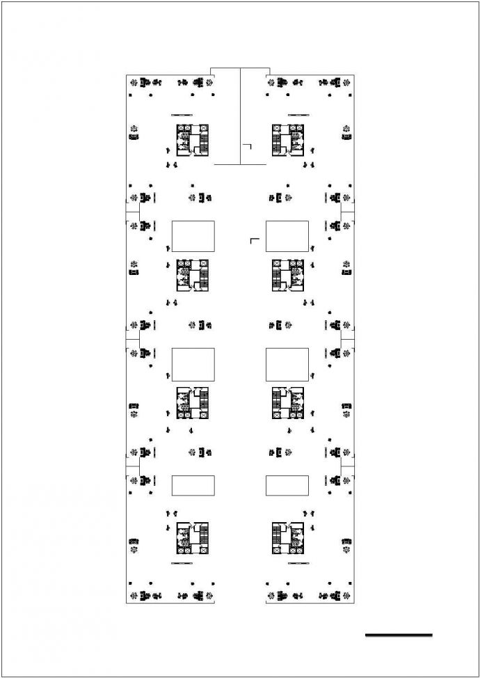 [北京]台基厂某四层写字楼群建筑方案图(含地下库平面图)_图1