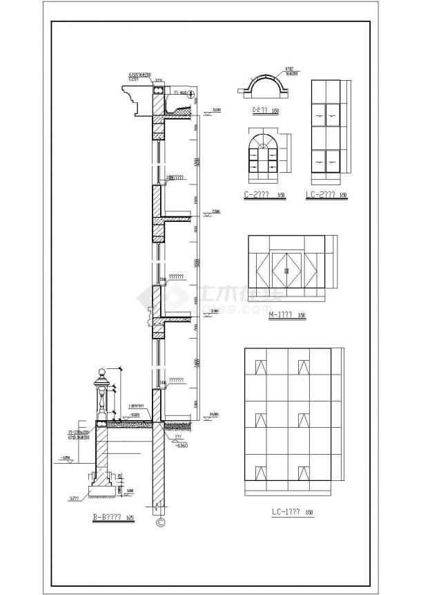 [临城镇]某四层计划生育综合服务站建筑扩初图(含设计说明)-图二