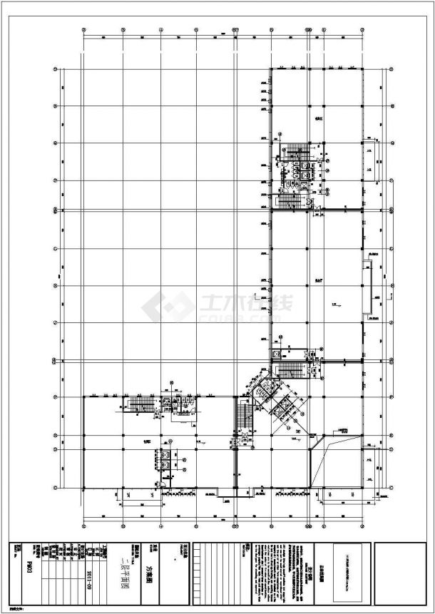 [内蒙古]3某层现代风格沿街商业建筑施工图（含玻璃幕墙详图效果图）-图一