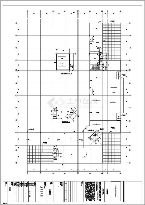 [内蒙古]3某层现代风格沿街商业建筑施工图（含玻璃幕墙详图效果图）-图二