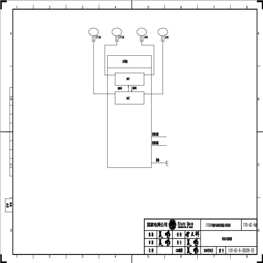 110-A2-6-D0209-02 时间同步系统配置图.pdf-图一