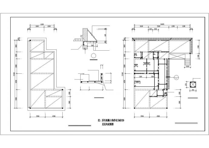 某度假区小型钓鱼别墅建筑详细方案设计施工CAD图纸_图1